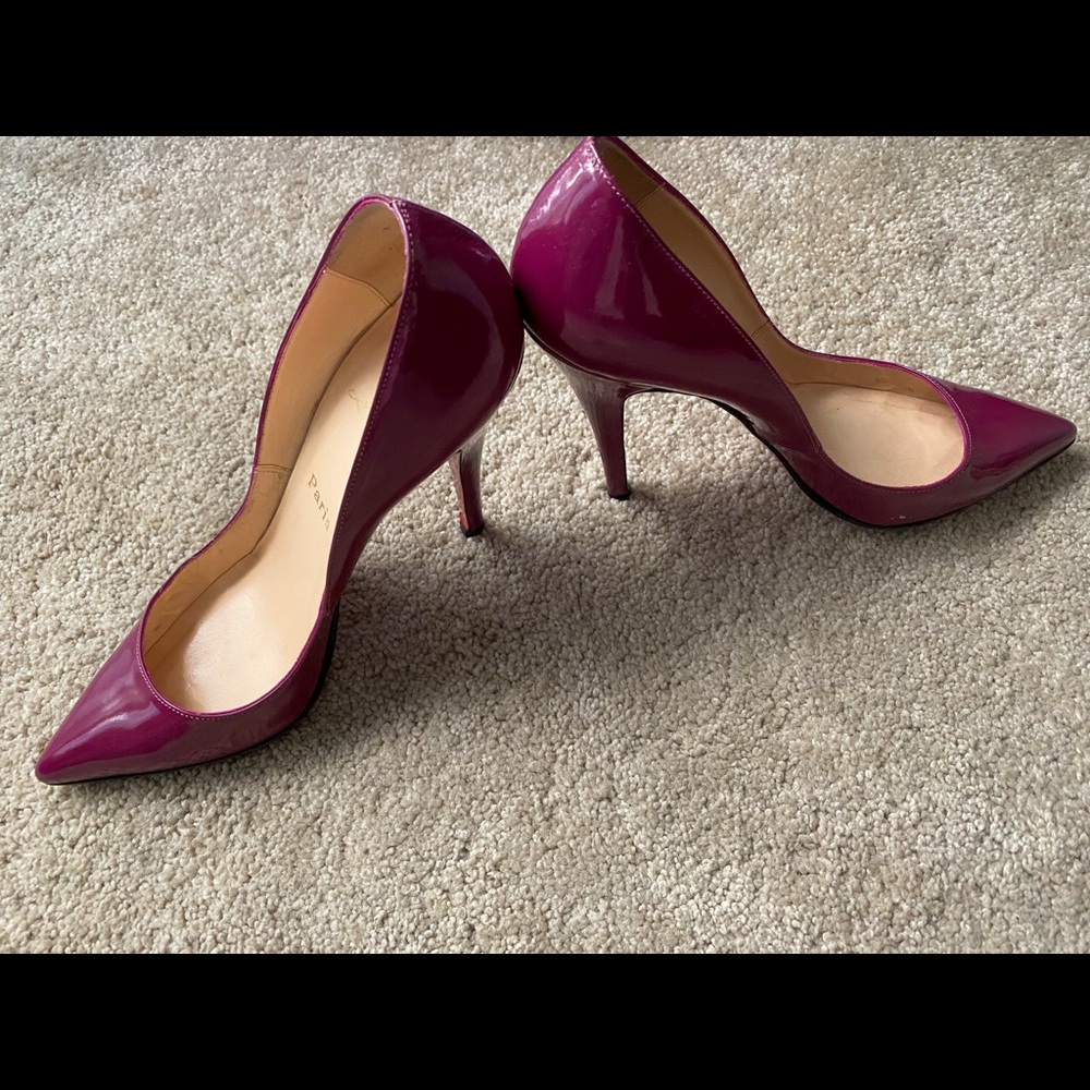 Authentic CL burgundy heels